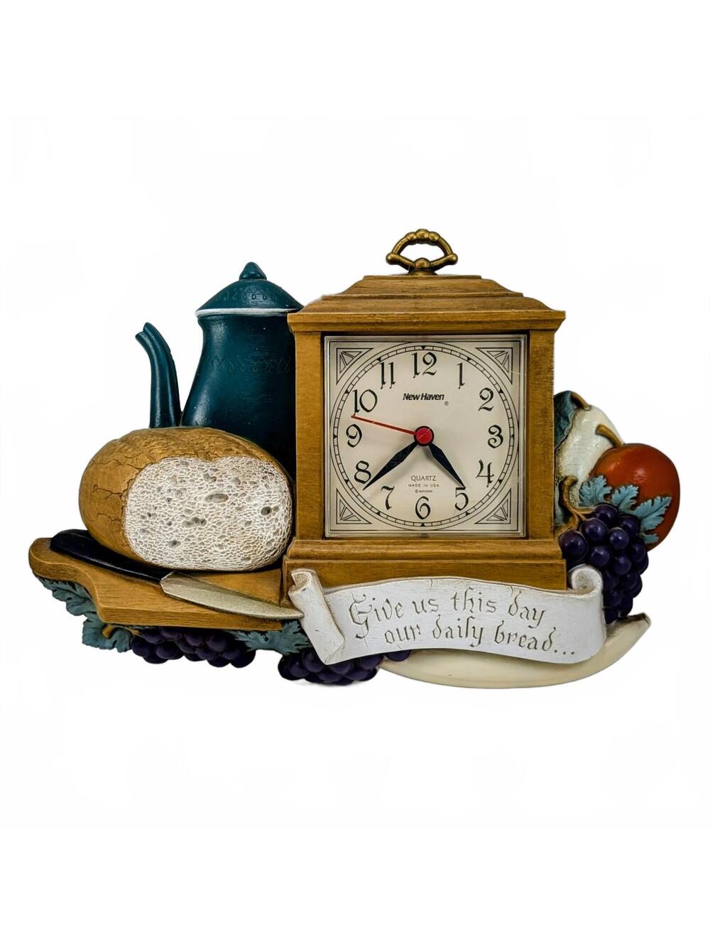 80s Burwood New Haven Daily Bread Wall Clock
